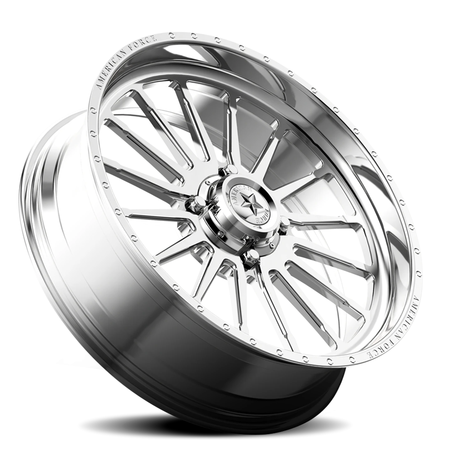 American Force K03 Alpine UTV Polished 22x7 0 4x137mm 172mm - Wheelwiz