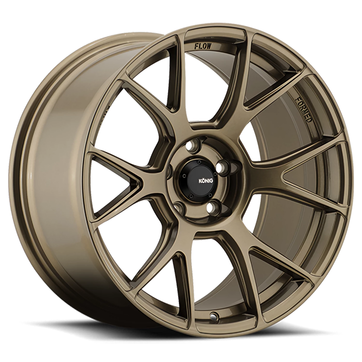 Konig Ampliform Gloss Bronze 17x9 +25 5x114.3mm 73.1mm - Wheelwiz