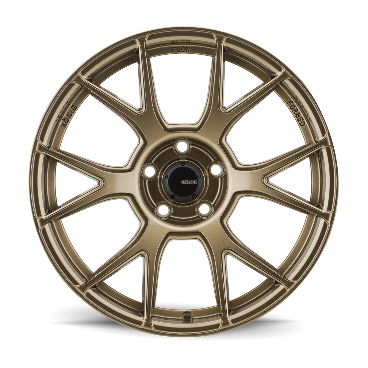 Konig Ampliform Gloss Bronze 17x9 +25 5x114.3mm 73.1mm - Wheelwiz