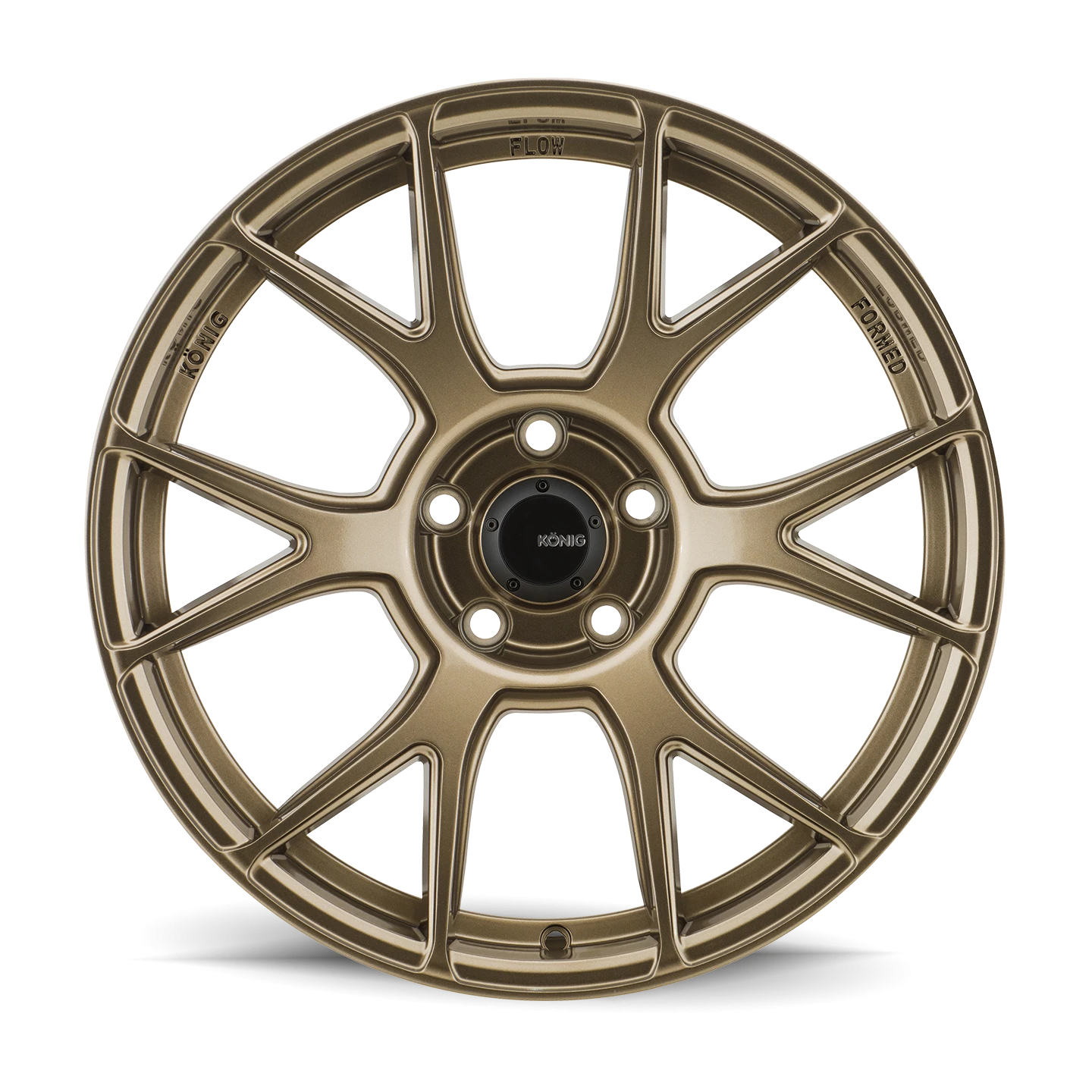 Konig Ampliform Gloss Bronze 17x9 +25 5x114.3mm 73.1mm - Wheelwiz