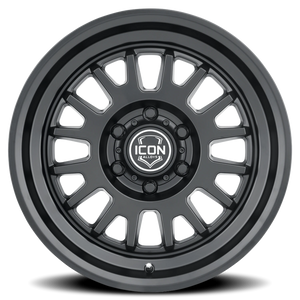 Icon Alloys Anza Satin Black 17x8.5 0 5x139.7mm 108mm