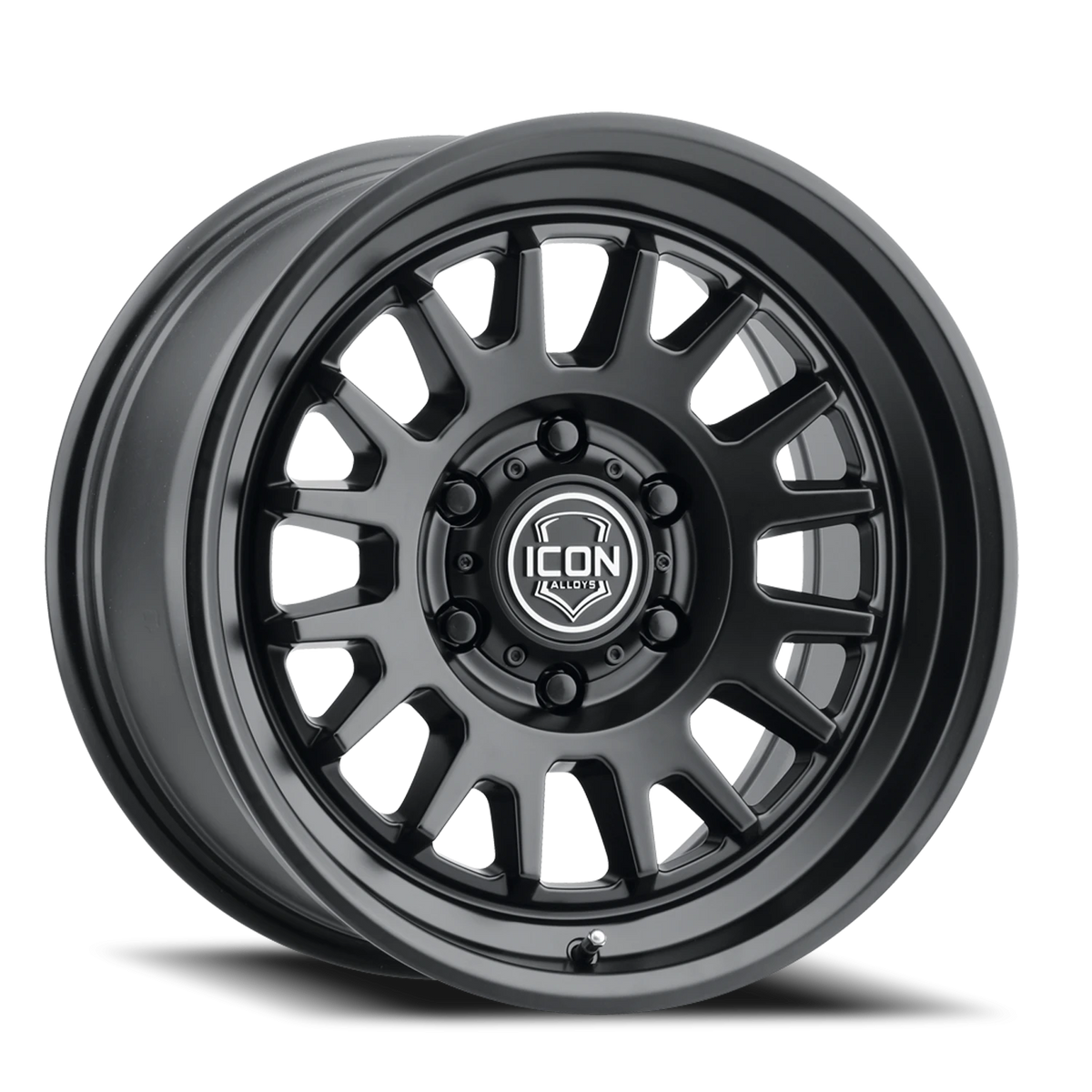 Icon Alloys Anza Satin Black 17x8.5 +6 6x135mm 87.1mm