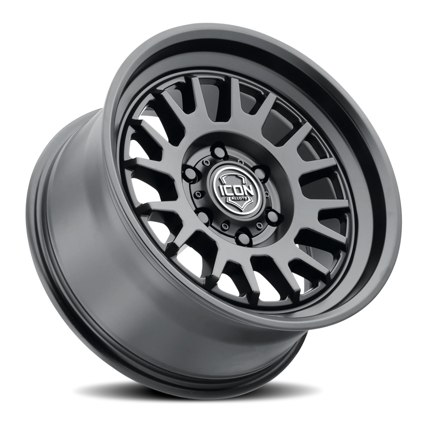 Icon Alloys Anza Satin Black 17x8.5 +6 6x135mm 87.1mm