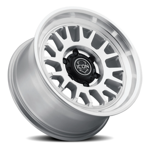 Icon Alloys Anza Machined Silver 17x8.5 -6 5x127mm 71.5mm