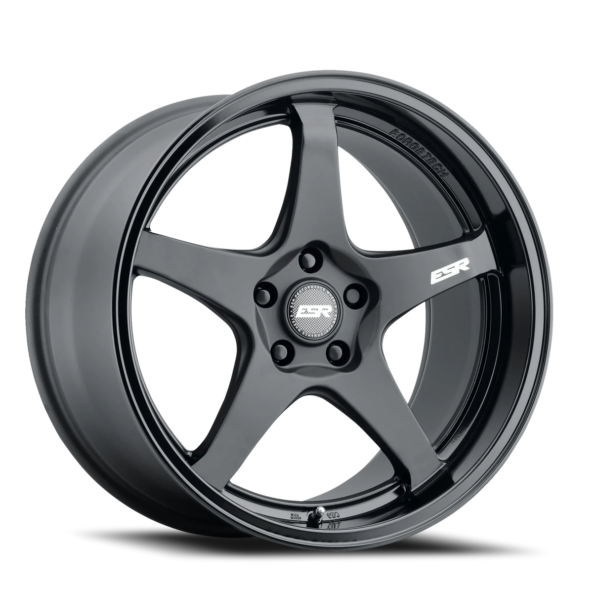 ESR Wheels AP5 Matte Black Gloss Black 19x8.5 +30 5x114.3mm 72.6mm - Wheelwiz