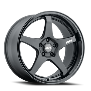 ESR Wheels AP5 Matte Black Gloss Black 19x9.5 +35 5x114.3mm 72.6mm - Wheelwiz