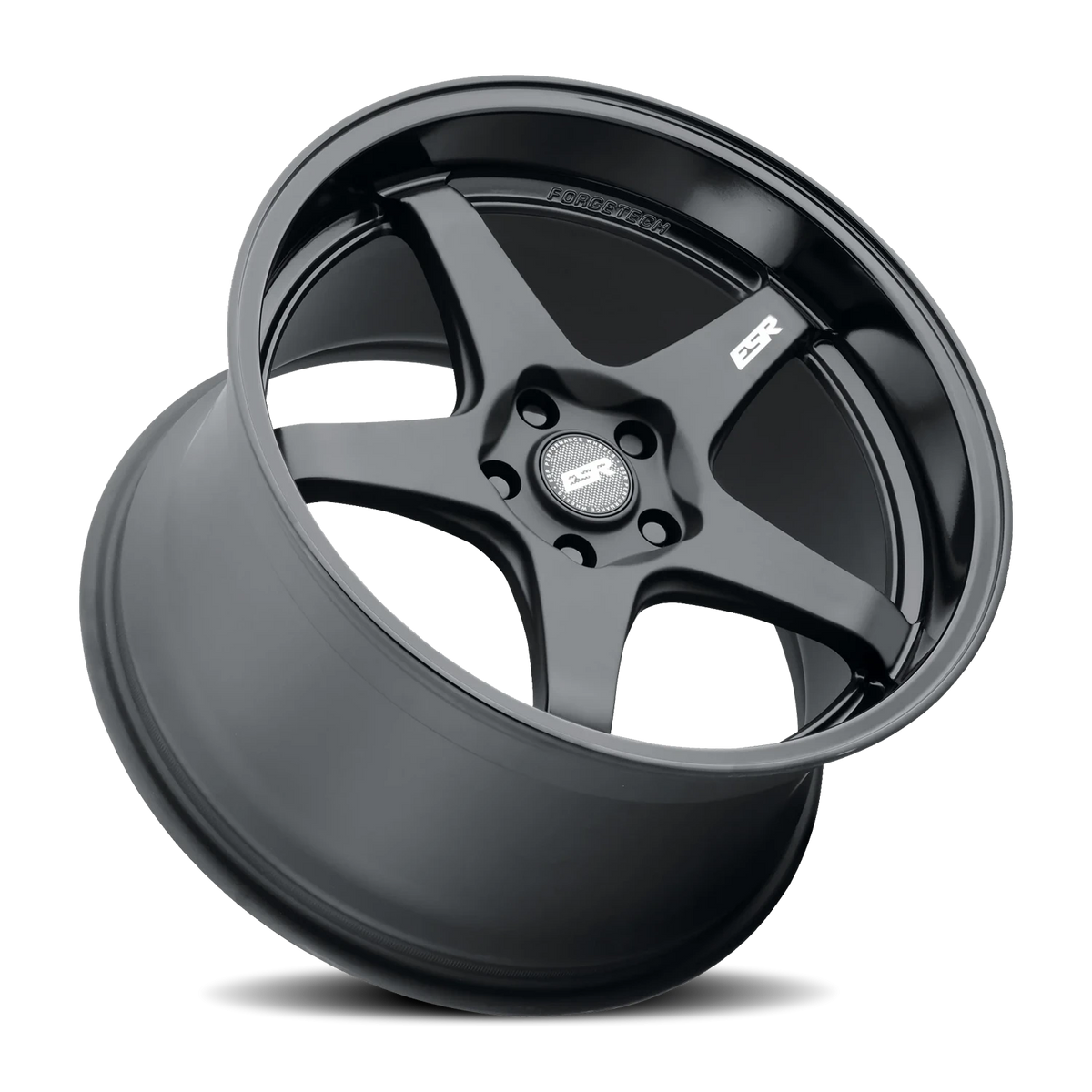 ESR Wheels AP5 Matte Black Gloss Black 19x9.5 +35 5x114.3mm 72.6mm - Wheelwiz