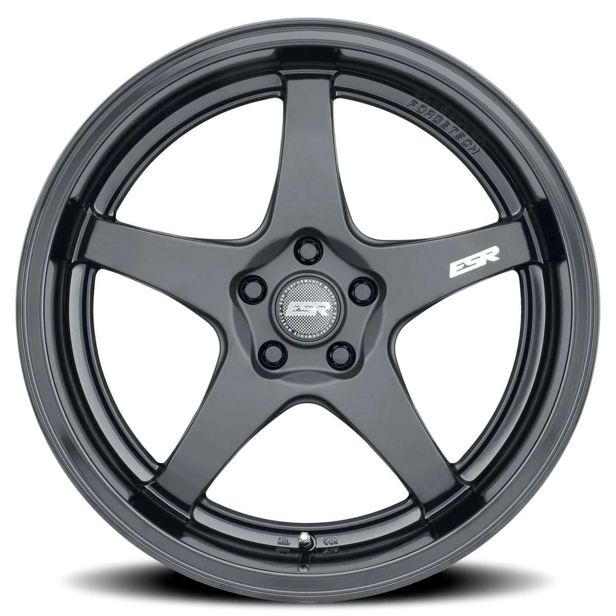 ESR Wheels AP5 Matte Black Gloss Black 19x8.5 +30 5x114.3mm 72.6mm - Wheelwiz