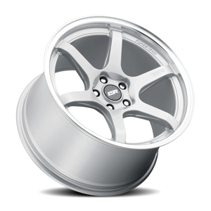ESR Wheels AP6 Hyper Silver Machined Lip 18x8.5 +30 5x120mm 72.6mm - Wheelwiz