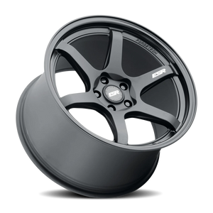 ESR Wheels AP6 Matte Black Gloss Black 18x8.5 +30 5x114.3mm 72.6mm