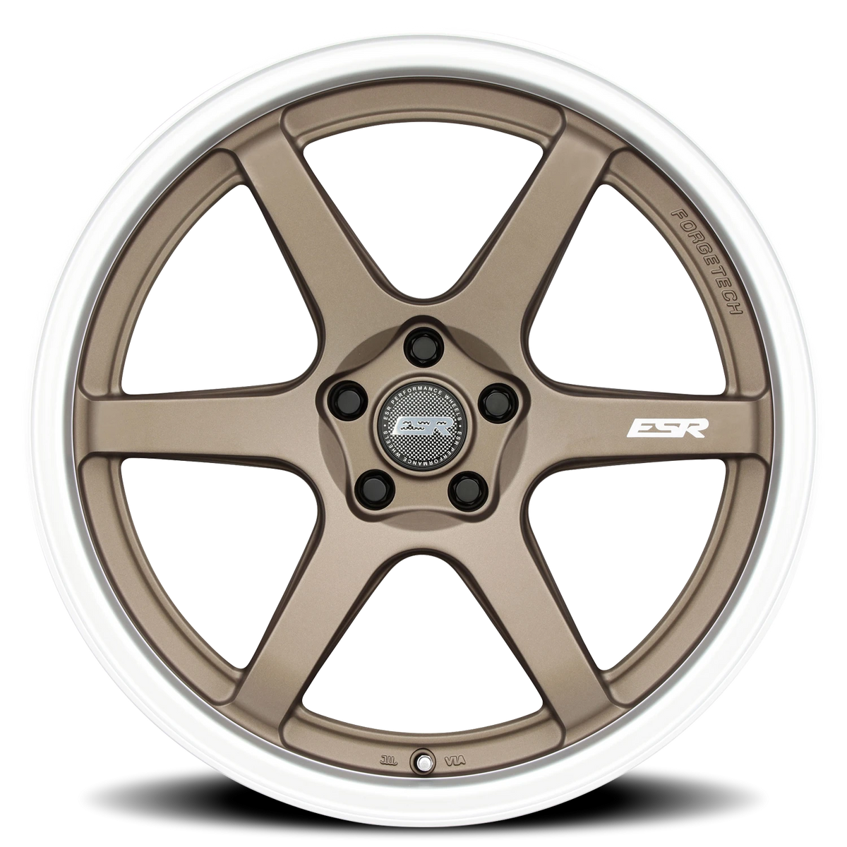 ESR Wheels Apex Series AP6 Matte Bronze W/ Machined Lip 18x9.5 +22 5x114.3mm 72.6mm - Wheelwiz