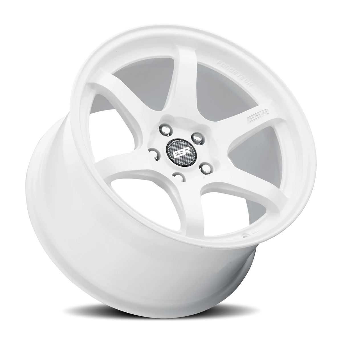 ESR Wheels AP6 Gloss White 18x8.5 +30 5x114.3mm 72.6mm