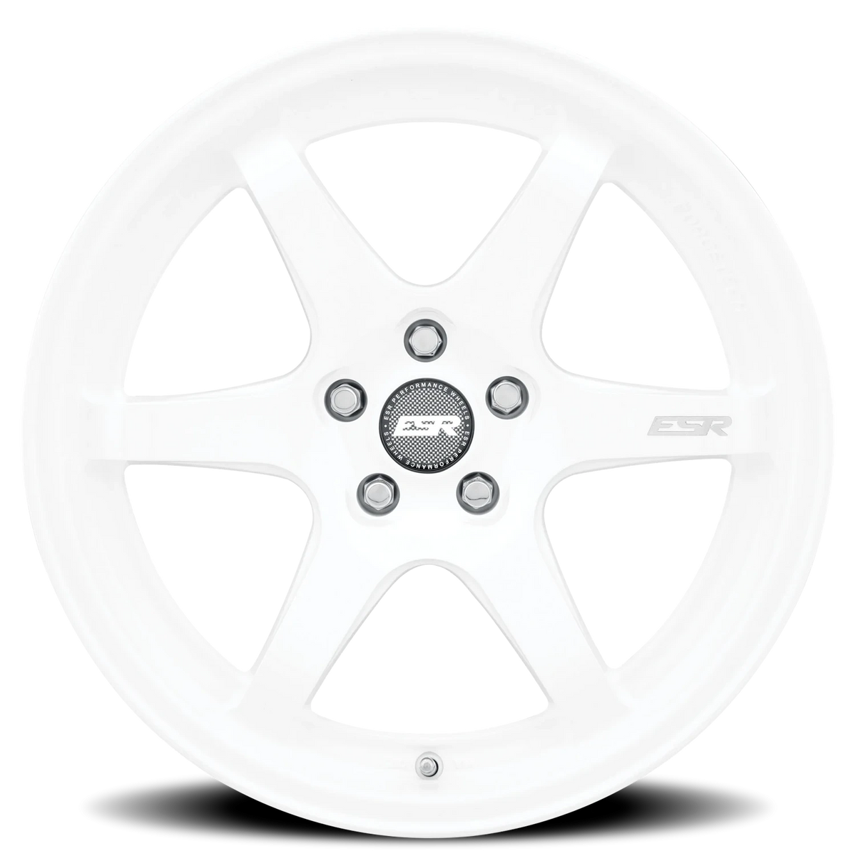 ESR Wheels AP6 Gloss White 18x9.5 +35 5x114.3mm 72.6mm