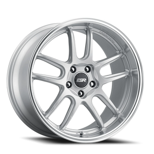ESR Wheels AP8 Hyper Silver Machined Lip 18x8.5 +30 5x100mm 72.6mm - Wheelwiz