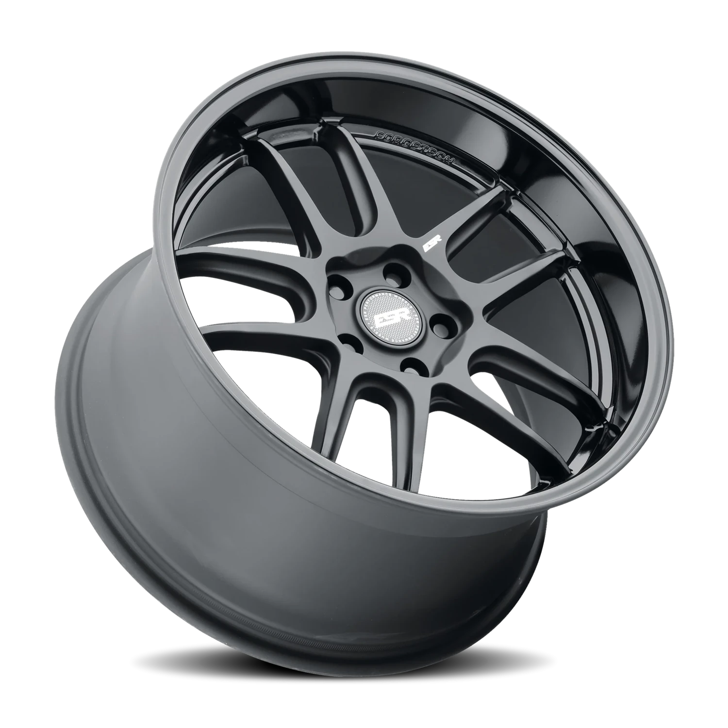 ESR Wheels AP8 Matte Black Gloss Black 18x8.5 +30 5x114.3mm 72.6mm - Wheelwiz