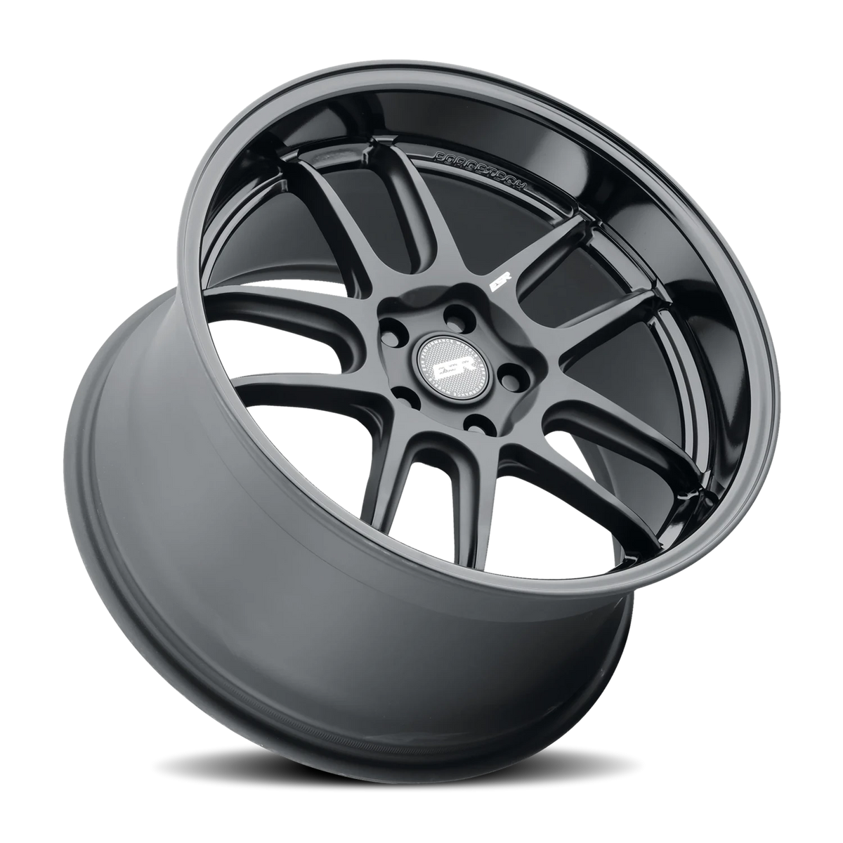 ESR Wheels AP8 Matte Black Gloss Black 19x11 +22 5x114.3mm 72.6mm - Wheelwiz