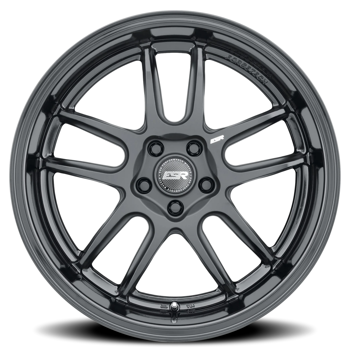 ESR Wheels AP8 Matte Black Gloss Black 18x8.5 +30 5x114.3mm 72.6mm - Wheelwiz