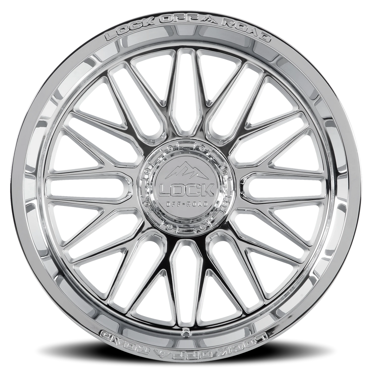 Lock Offroad Apex Chrome 22x12 -44 5x127|5x139.7mm 87.1mm