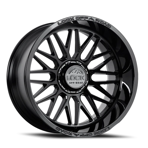 Lock Offroad Apex Gloss Black 22x10 -18 8x165.1mm 125.2mm