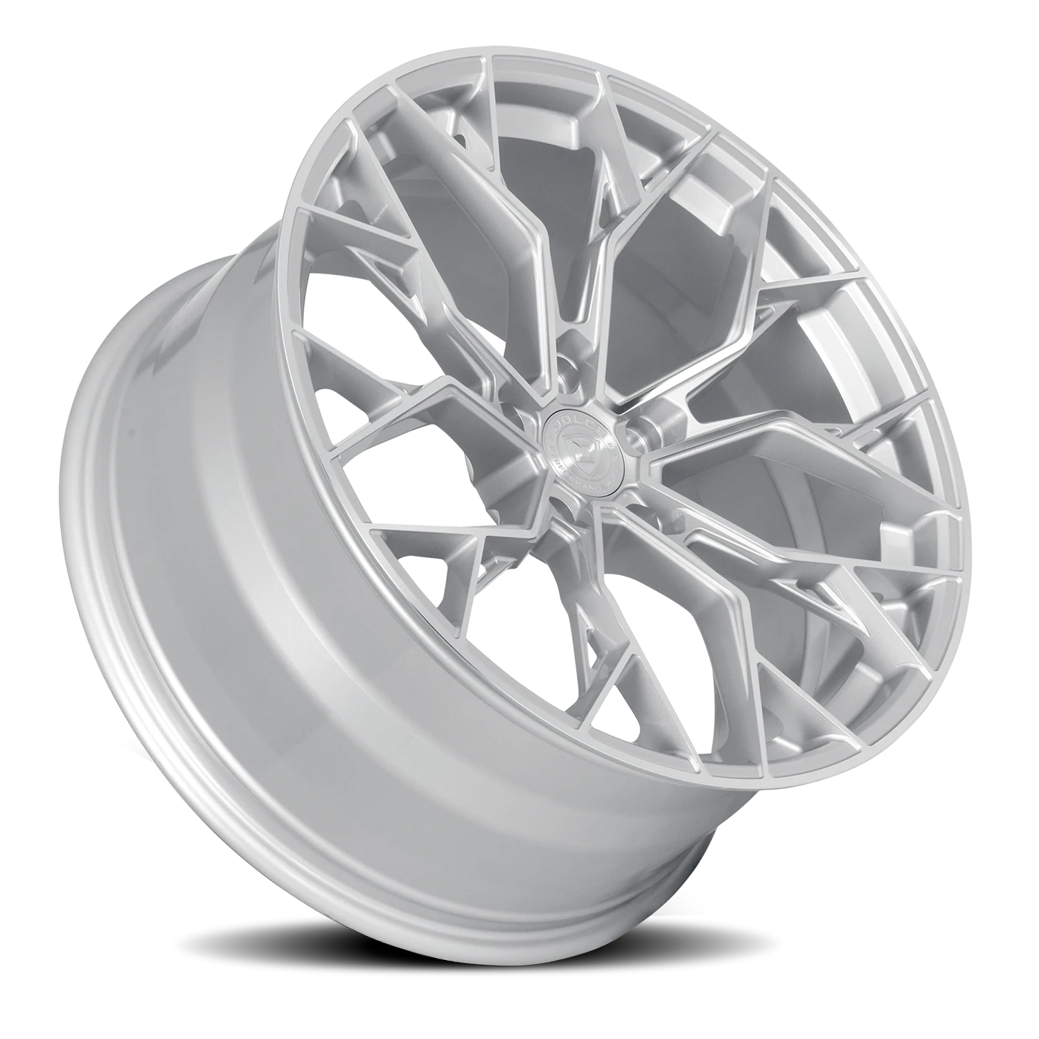 Dolce Performance Aria Gloss Silver W/ Machined Face 19x8.5 +28 5x112mm 66.56mm
