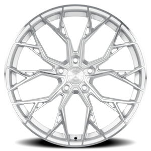 Dolce Performance Aria Gloss Silver W/ Machined Face 20x8.5 +38 5x114.3mm 73.1mm