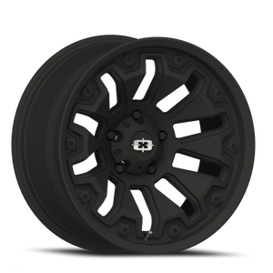 Vision Wheel 362 Satin Black with Black Bolt Inserts 20x10 -25 5x127mm 78.1mm - Wheelwiz