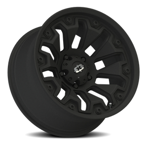 Vision Wheel 362 Satin Black with Black Bolt Inserts 20x10 -25 5x127mm 78.1mm - Wheelwiz