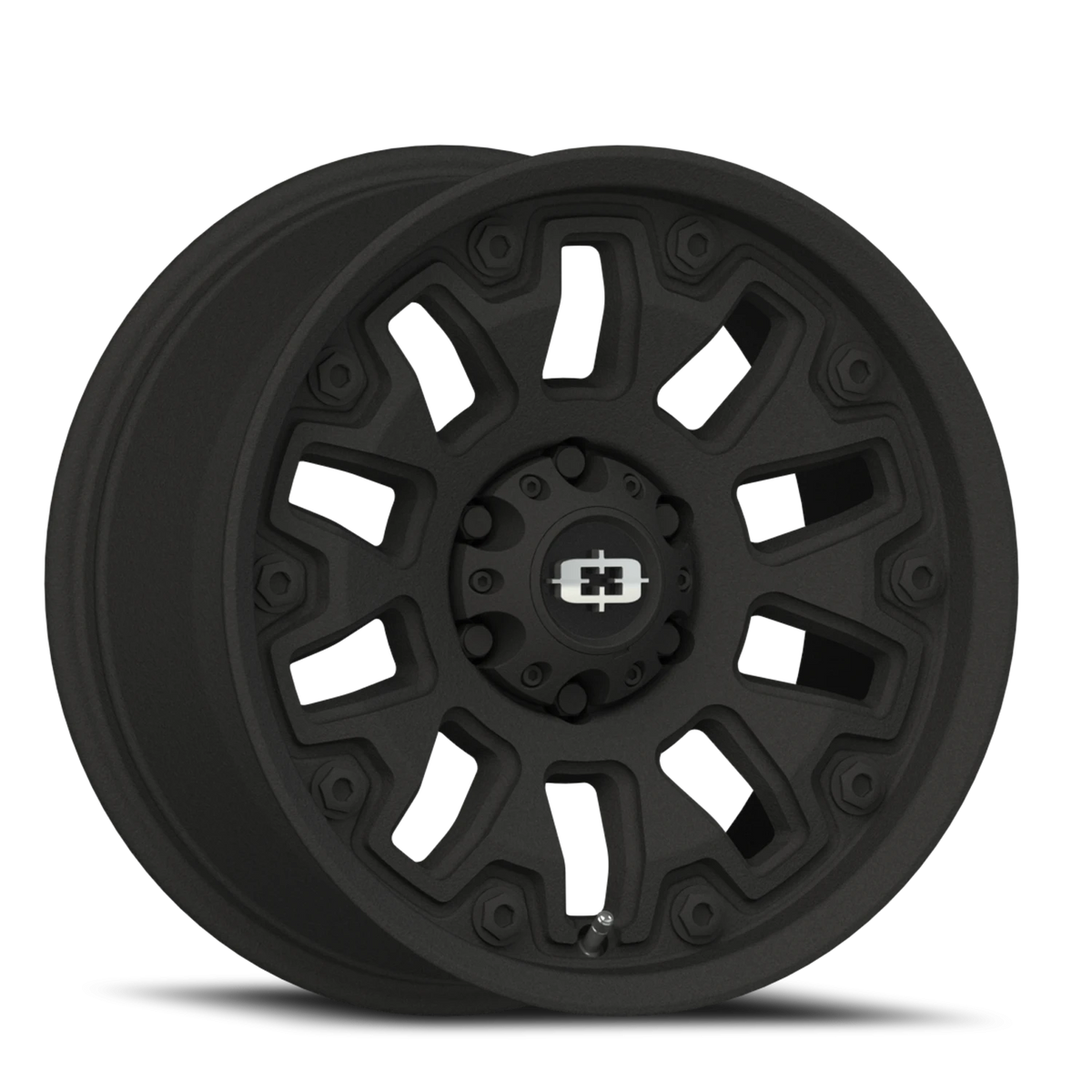 Vision Wheel 362 Satin Black with Black Bolt Inserts 20x9 +12 6x135mm 87.1mm - Wheelwiz