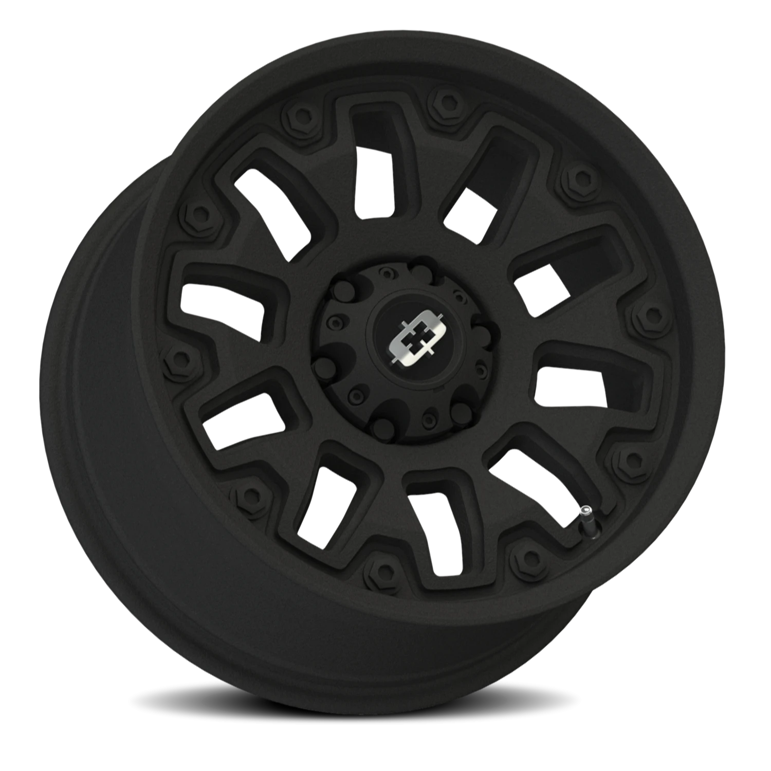 Vision Wheel 362 Satin Black with Black Bolt Inserts 20x9 +12 6x135mm 87.1mm - Wheelwiz