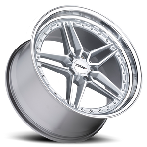 TSW ASCARI Silver W/ Mirror Cut Face & Lip 20x10.5 +40 5x114.3mm 76.1mm - Wheelwiz