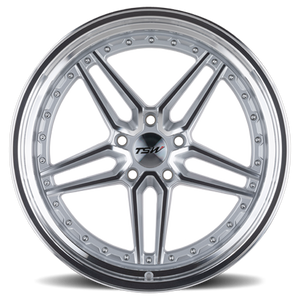 TSW ASCARI Silver W/ Mirror Cut Face & Lip 20x10.5 +40 5x114.3mm 76.1mm - Wheelwiz
