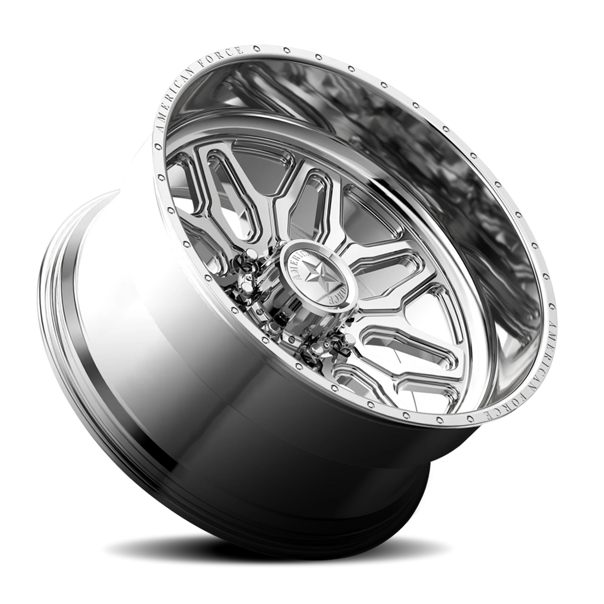 American Force CK01 Assault CC Polished 22x14 -90 5x139.7mm 87mm - Wheelwiz