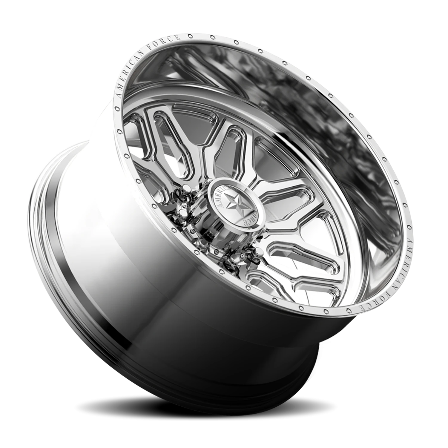 American Force CK01 Assault CC Polished 22x12 -55 8x170mm 125mm - Wheelwiz