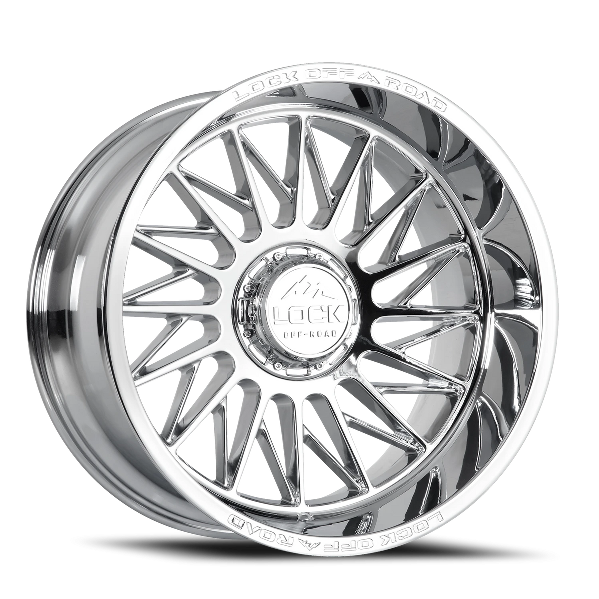 Lock Offroad Assault Chrome 22x12 -44 5x127|5x139.7mm 87.1mm