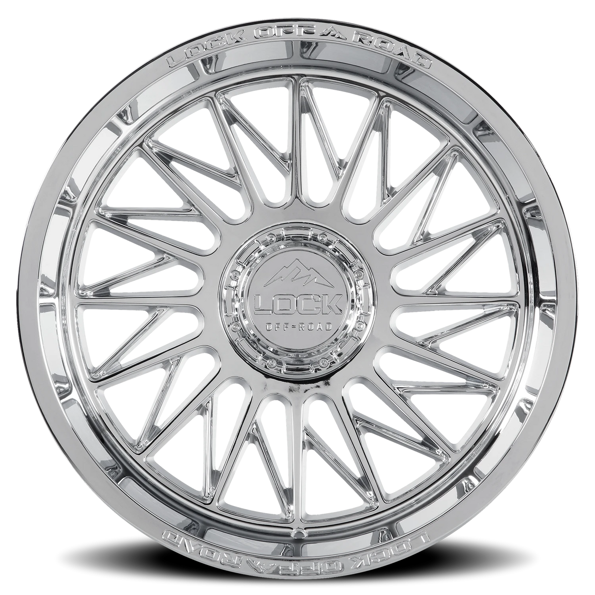 Lock Offroad Assault Chrome 22x12 -44 5x127|5x139.7mm 87.1mm