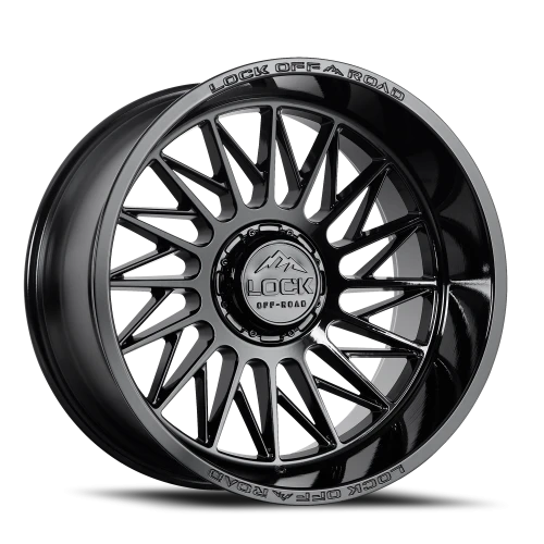 Lock Offroad Assault Gloss Black 22x12 -44 6x135|6x139.7mm 106.2mm