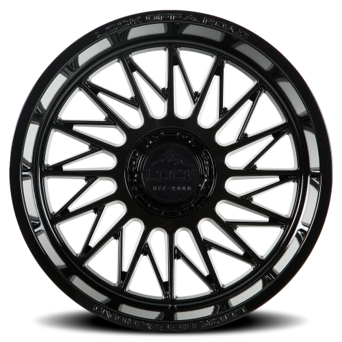 Lock Offroad Assault Gloss Black 22x10 -18 8x180mm 124.3mm