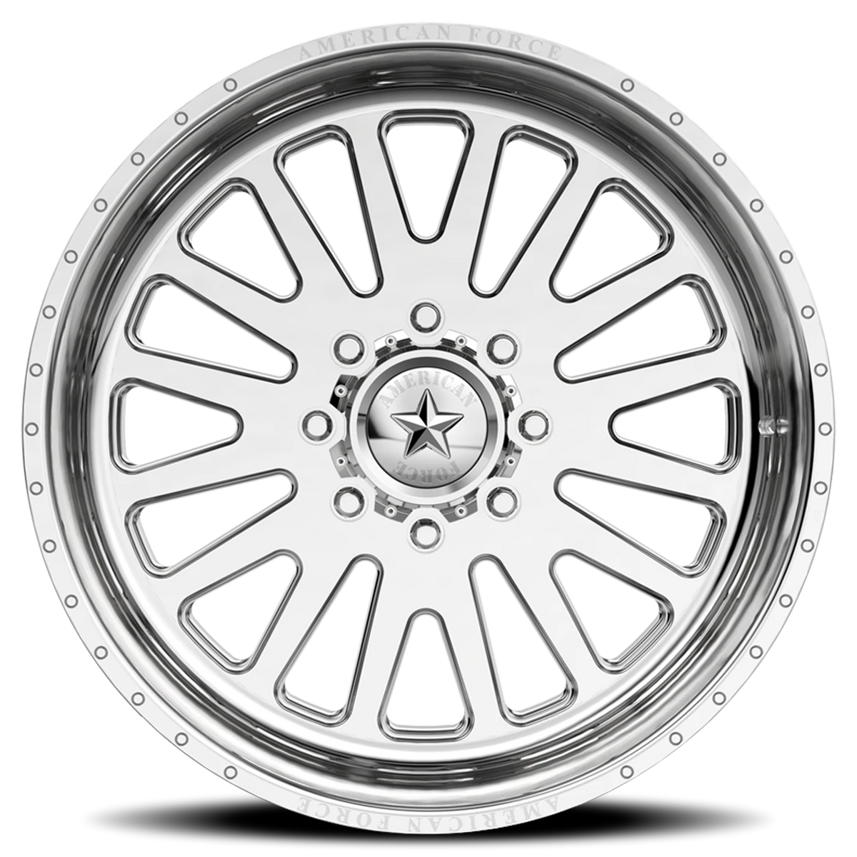 American Force F20 Atom SS Polished 20x9 0 8x180mm 124mm - Wheelwiz