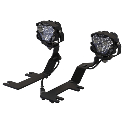 Morimoto Offroad 4B A-PILLAR BRACKETS SILVER/SIERRA 14-18 - Wheelwiz