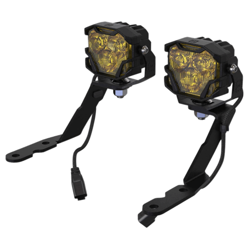 Morimoto Offroad 4B A-PILLAR BRACKETS SILVER/SIERRA 07-13 - Wheelwiz