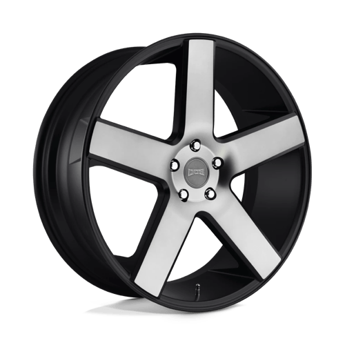 DUB S116 BALLER Matte Black Double Dark Tint 22x8.5 +35 5x120mm 72.6mm - Wheelwiz