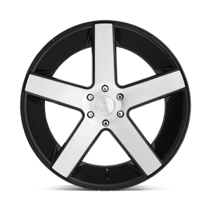 DUB S217 BALLER Gloss Black Brushed 22x9.5 +31 6x139.7mm 78.1mm - Wheelwiz