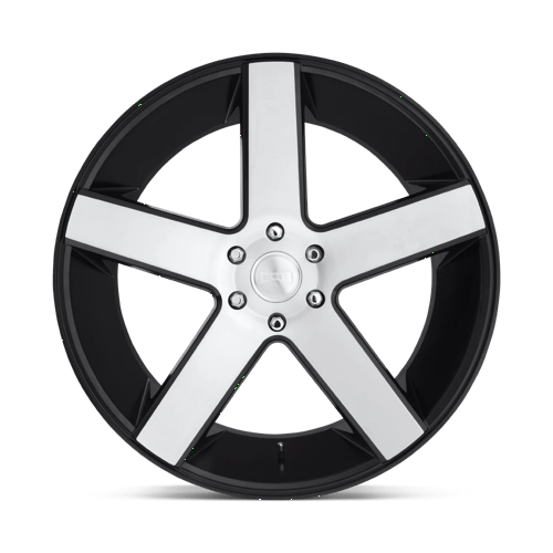 DUB S217 BALLER Gloss Black Brushed 24x10 +30 6x139.7mm 78.1mm - Wheelwiz
