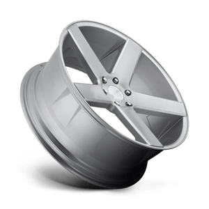 DUB S218 BALLER Gloss Silver Brushed 24x10 +30 6x139.7mm 78.1mm - Wheelwiz