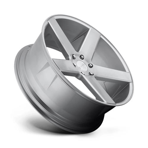 DUB S218 BALLER Gloss Silver Brushed 22x9.5 +30 6x135mm 87.1mm - Wheelwiz