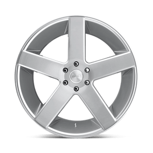 DUB S218 BALLER Gloss Silver Brushed 22x9.5 +11 5x127mm 78.1mm - Wheelwiz