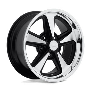 US MAG U109 BANDIT Matte Black Machined 17x8 +1 5x120.65mm 72.6mm - Wheelwiz