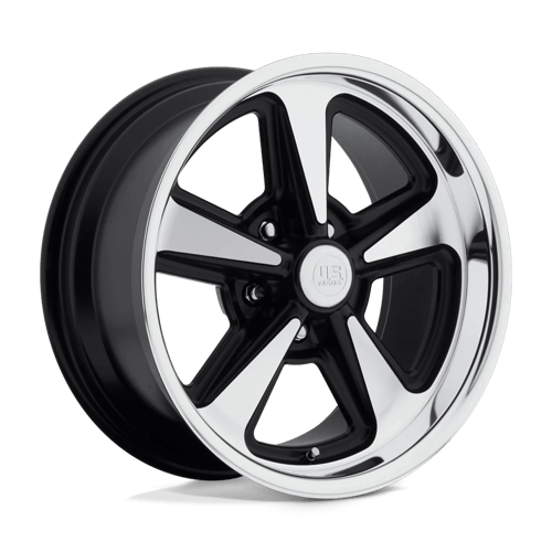 US MAG U109 BANDIT Matte Black Machined 18x8 +1 5x120.65mm 72.6mm - Wheelwiz