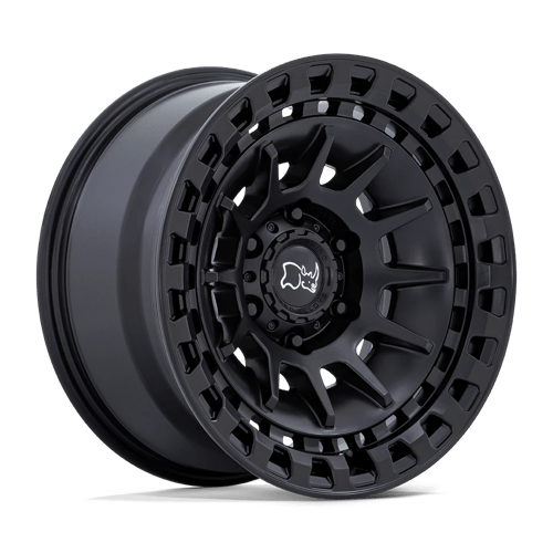 Black Rhino BARRAGE Matte Black 17x8.5 -10 6x139.7mm 106.1mm - Wheelwiz
