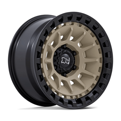 Black Rhino BARRAGE Desert Sand On Matte Black 17x8.5 -10 6x135mm 87.1mm - Wheelwiz